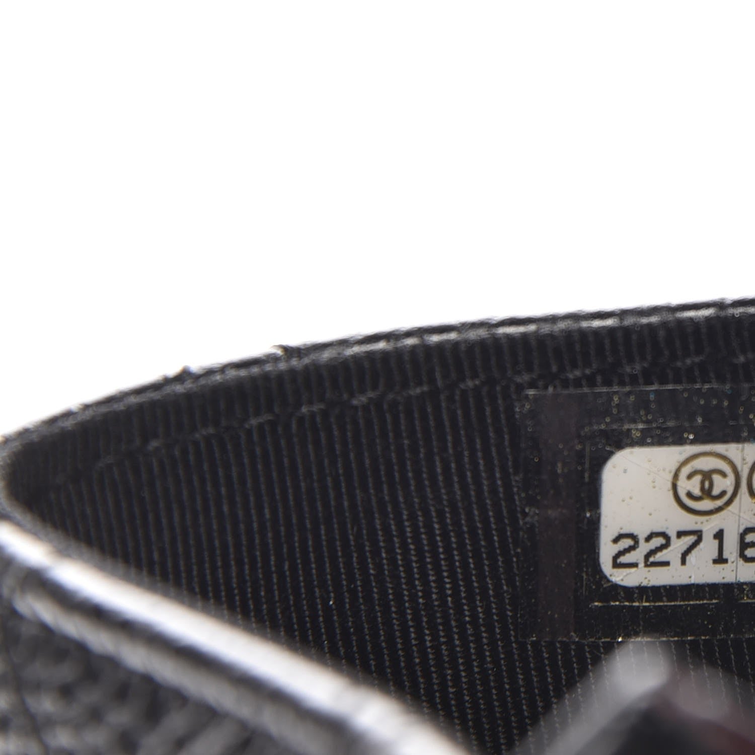 Chanel Caviar Quilted Flap Card Holder Black 8 of 9