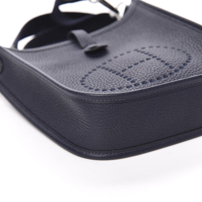 Hermes Taurillon Clemence Evelyne TPM Bleu Nuit 8 of 11