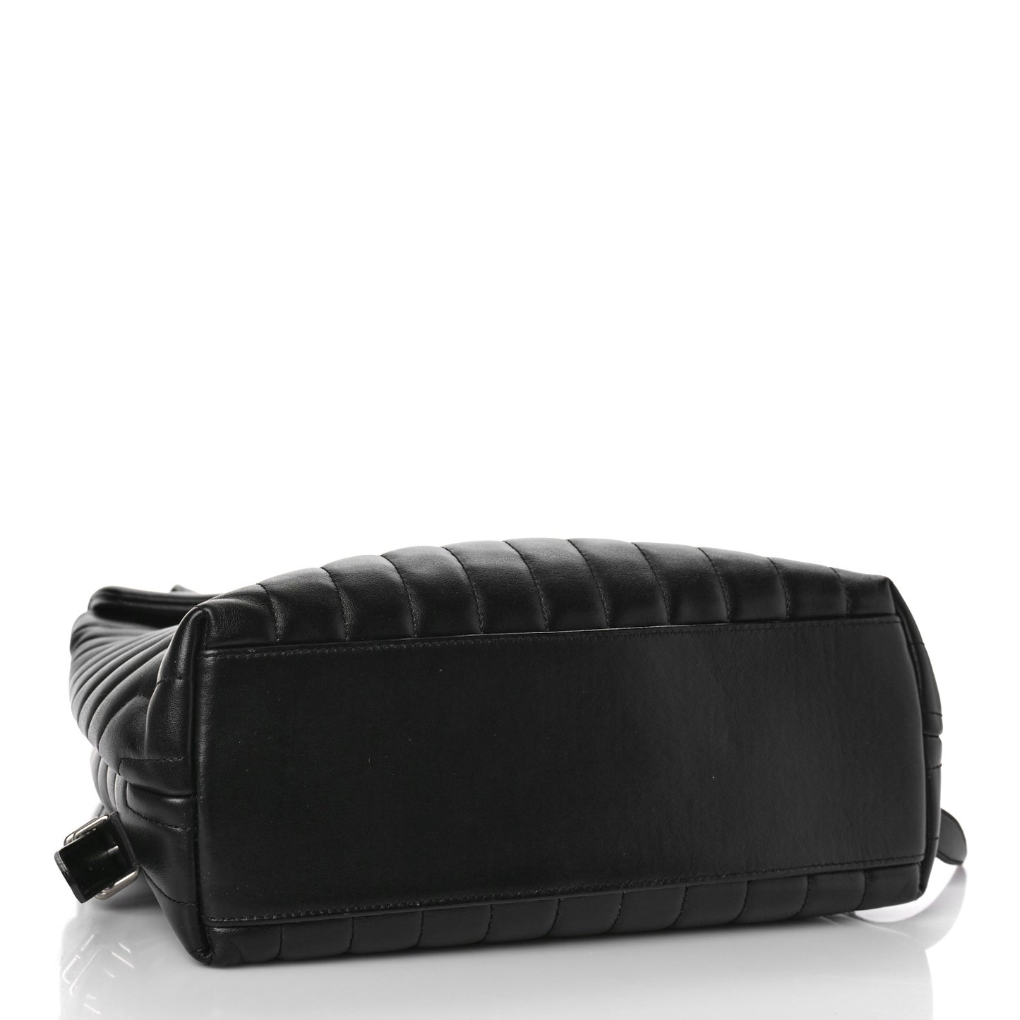 Calfskin Y Quilted Monogram Medium Loulou Backpack Black