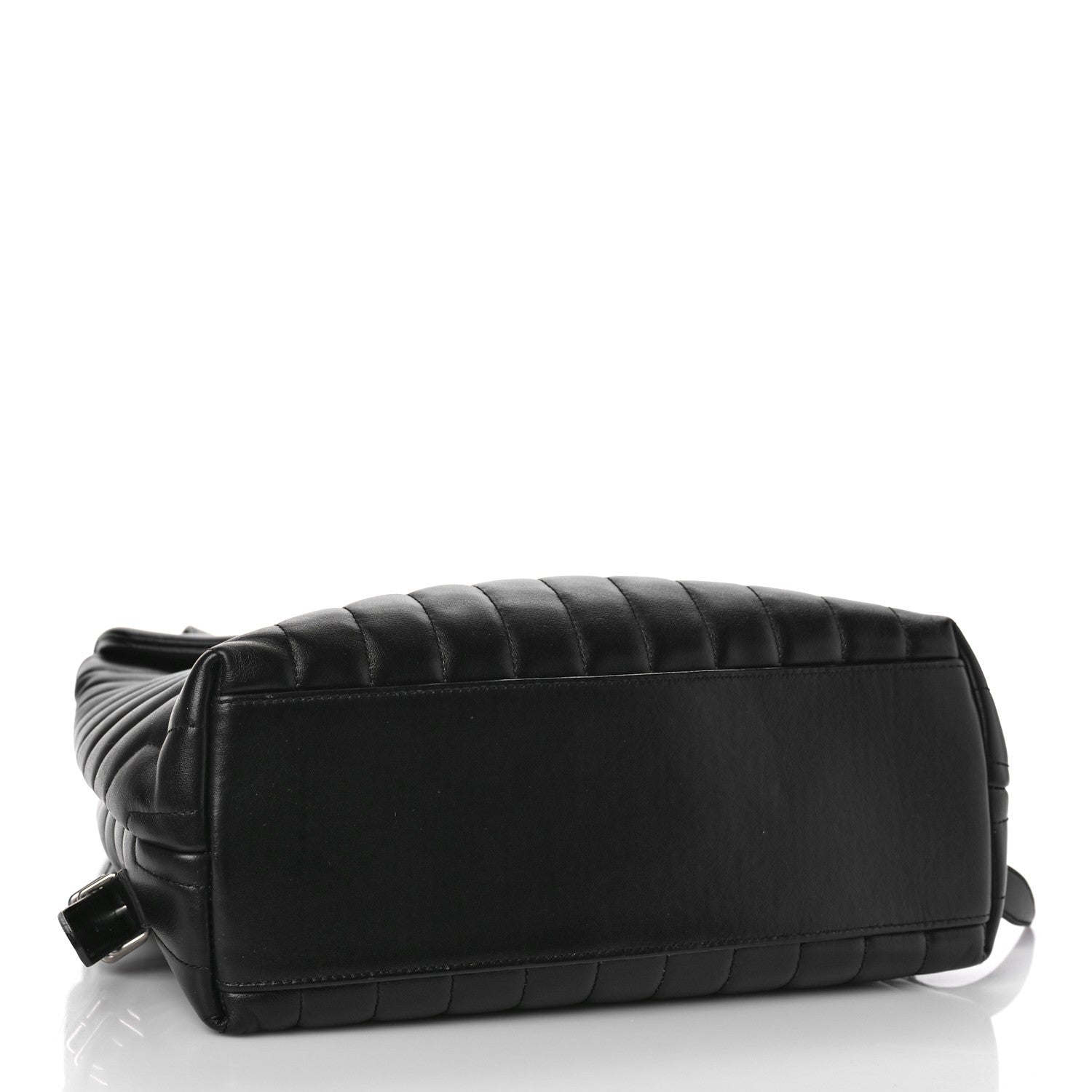 Saint Laurent Calfskin Y Quilted Monogram Medium Loulou Backpack Black 3 of 7