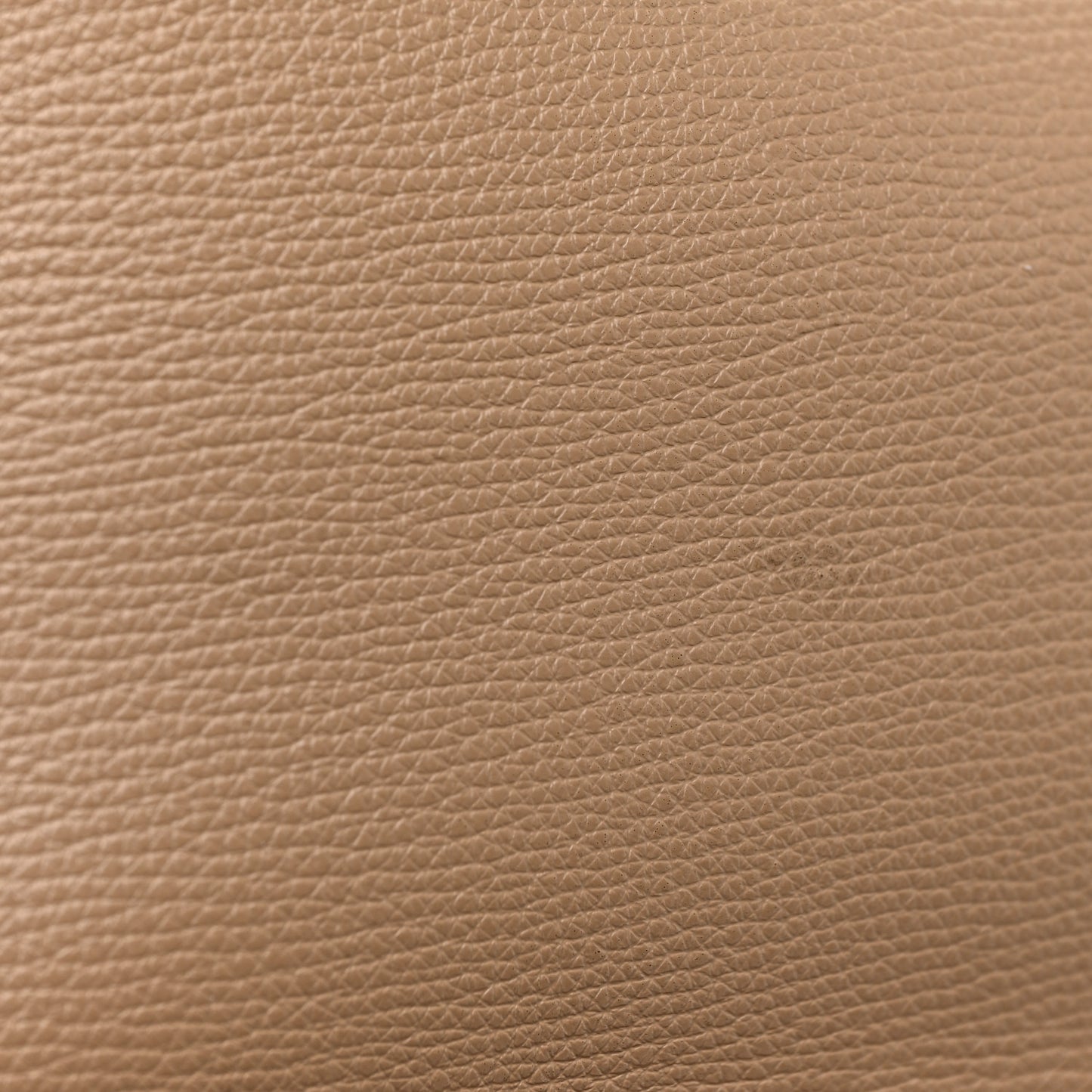 Grainy Calfskin Haymarket Check Medium Reversible Tote Camel