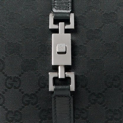 Gucci Monogram Jackie Shoulder Bag Black 8 of 10