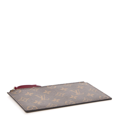 Louis Vuitton Monogram Felicie Chain Wallet Zippered Insert Fuchsia 4 of 6