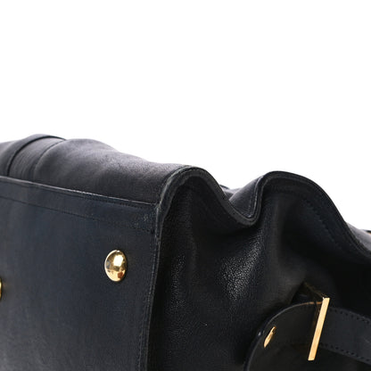 Saint Laurent Sheepskin Small Cabas ChYc Navy 7 of 26