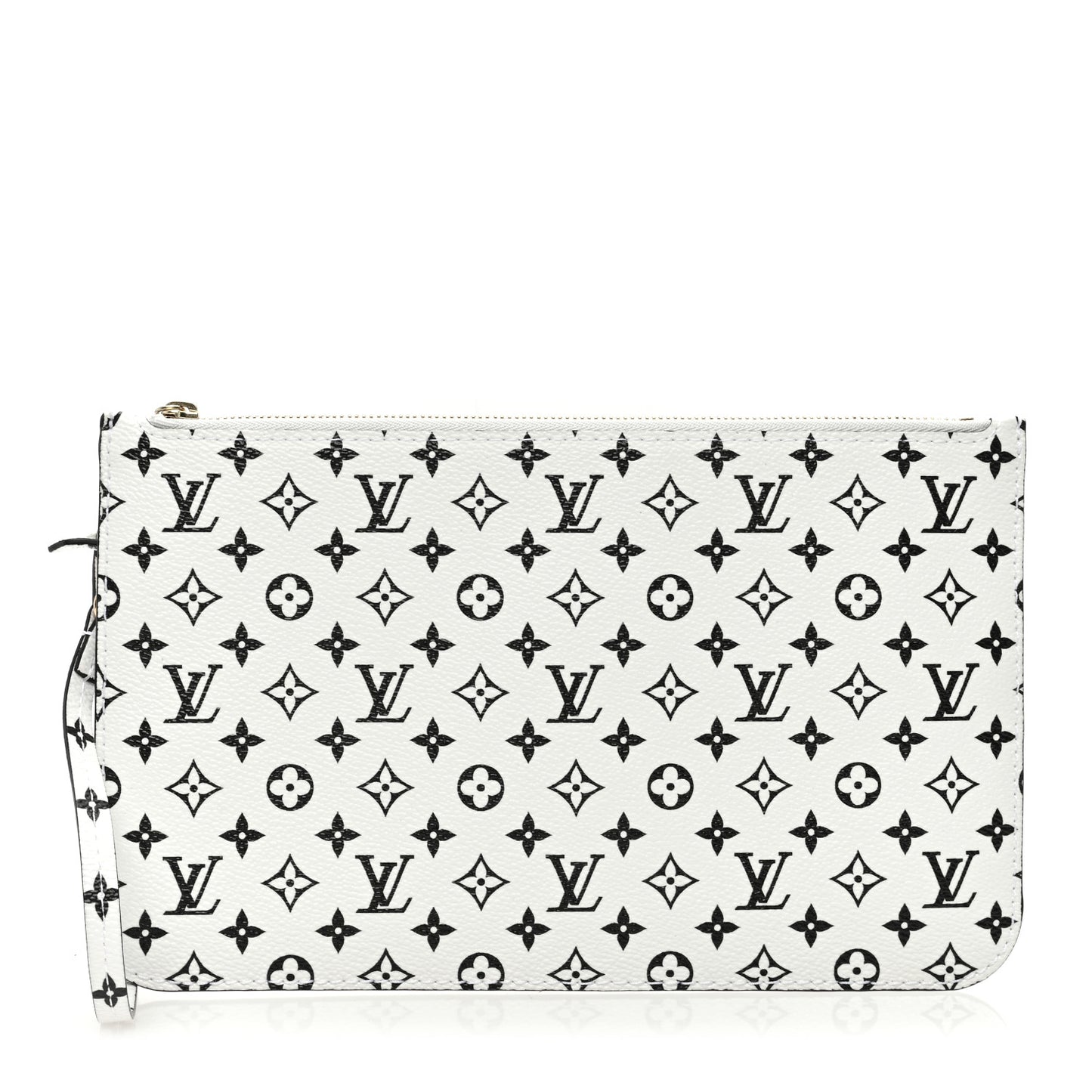 Monogram Giant Neverfull MM GM Pochette White