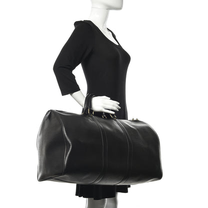 Louis Vuitton Epi Keepall 50 Black 2 of 15