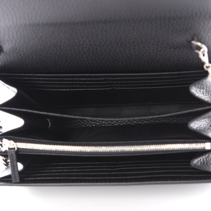 Gucci Calfskin Mini Dionysus Chain Wallet Black 4 of 9