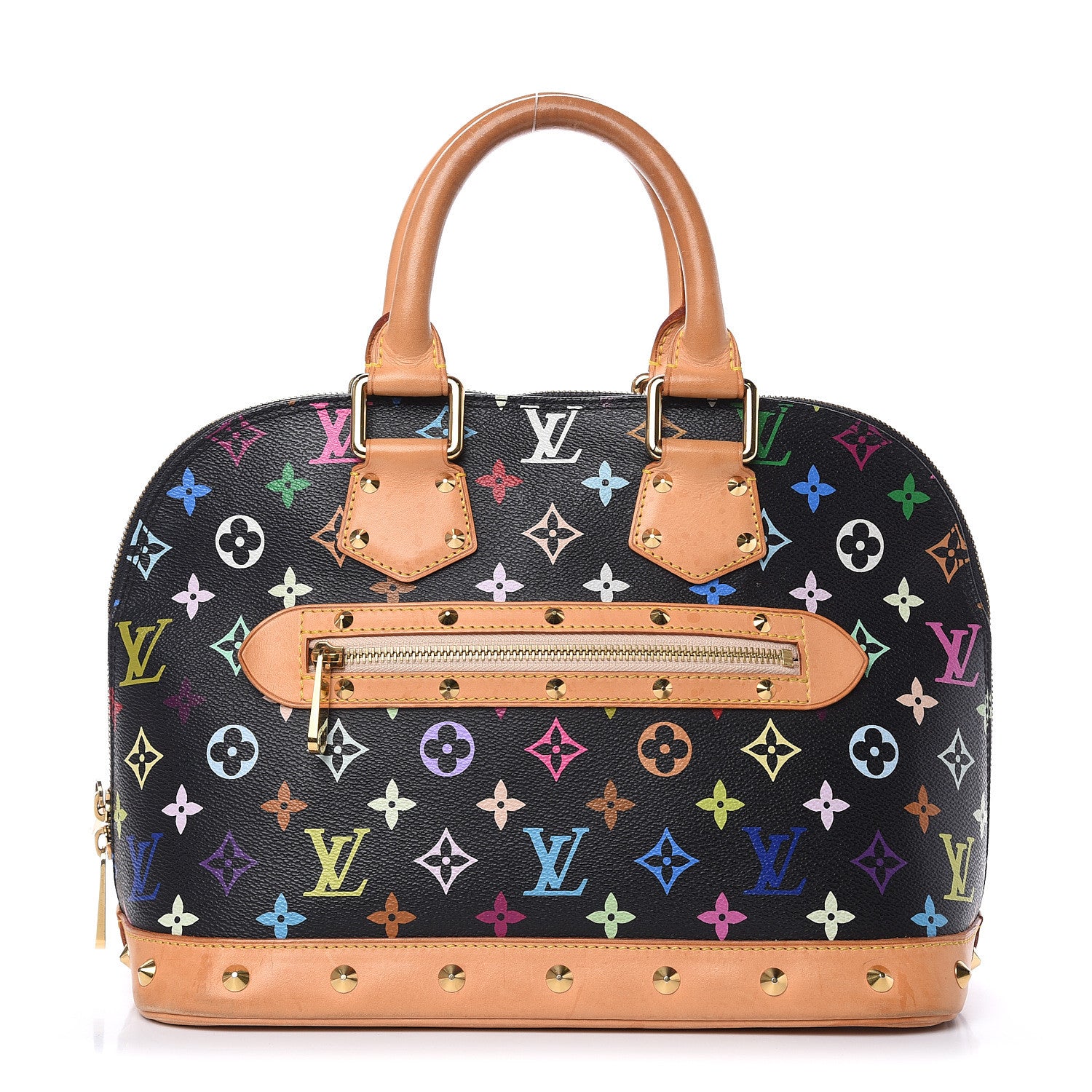 Louis Vuitton Monogram Multicolor Alma Black 1 of 12