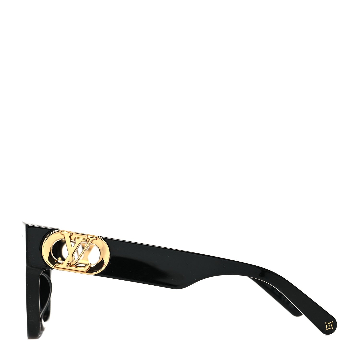 Louis Vuitton Acetate LV Link PM Square Sunglasses Z1566E Black 3 of 8