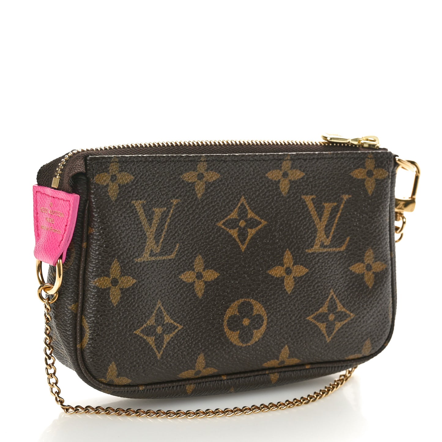 Monogram 2022 Christmas Animation Seoul Mini Pochette Accessories Fuchsia