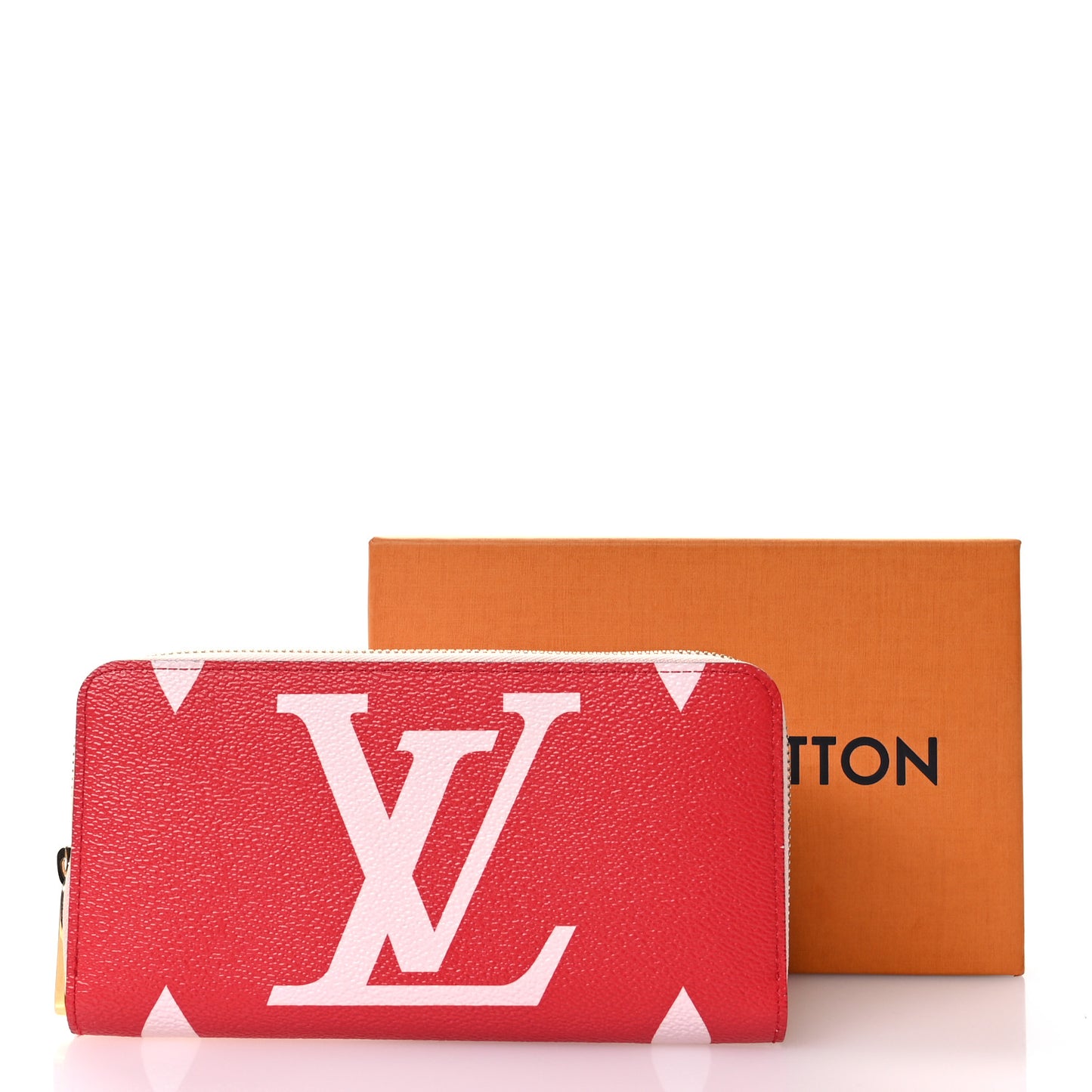 Monogram Giant Zippy Wallet Rouge Rose