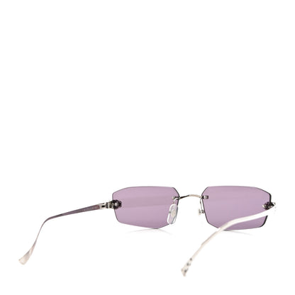Cartier Metal Panthere De Cartier Rimless Sunglasses CT0474S Silver 4 of 7