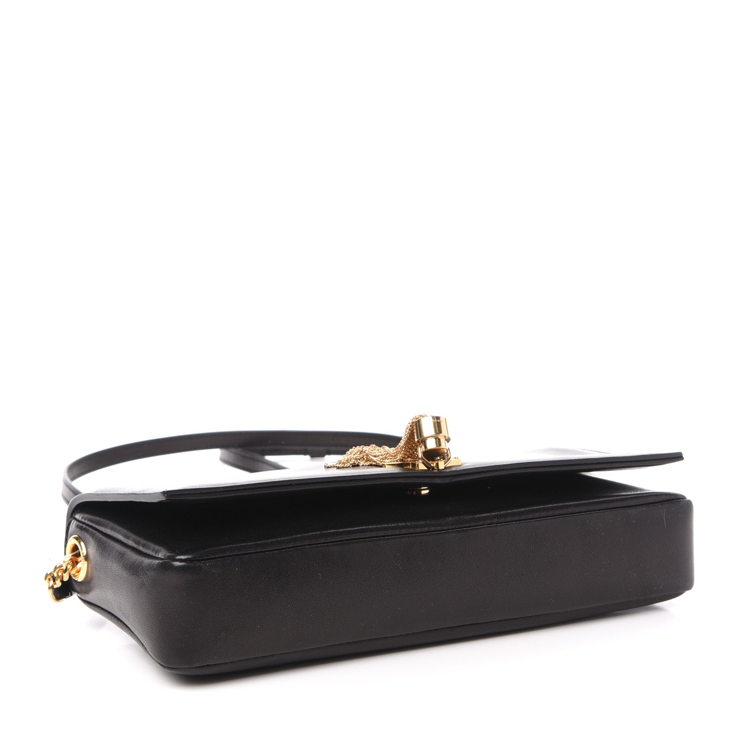 Saint Laurent Lambskin Monogram Tassel Kate 99 Black 4 of 12