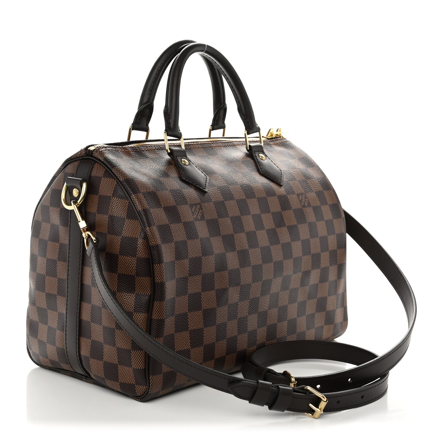 Louis Vuitton Damier Ebene Speedy Bandouliere 30 3 of 10