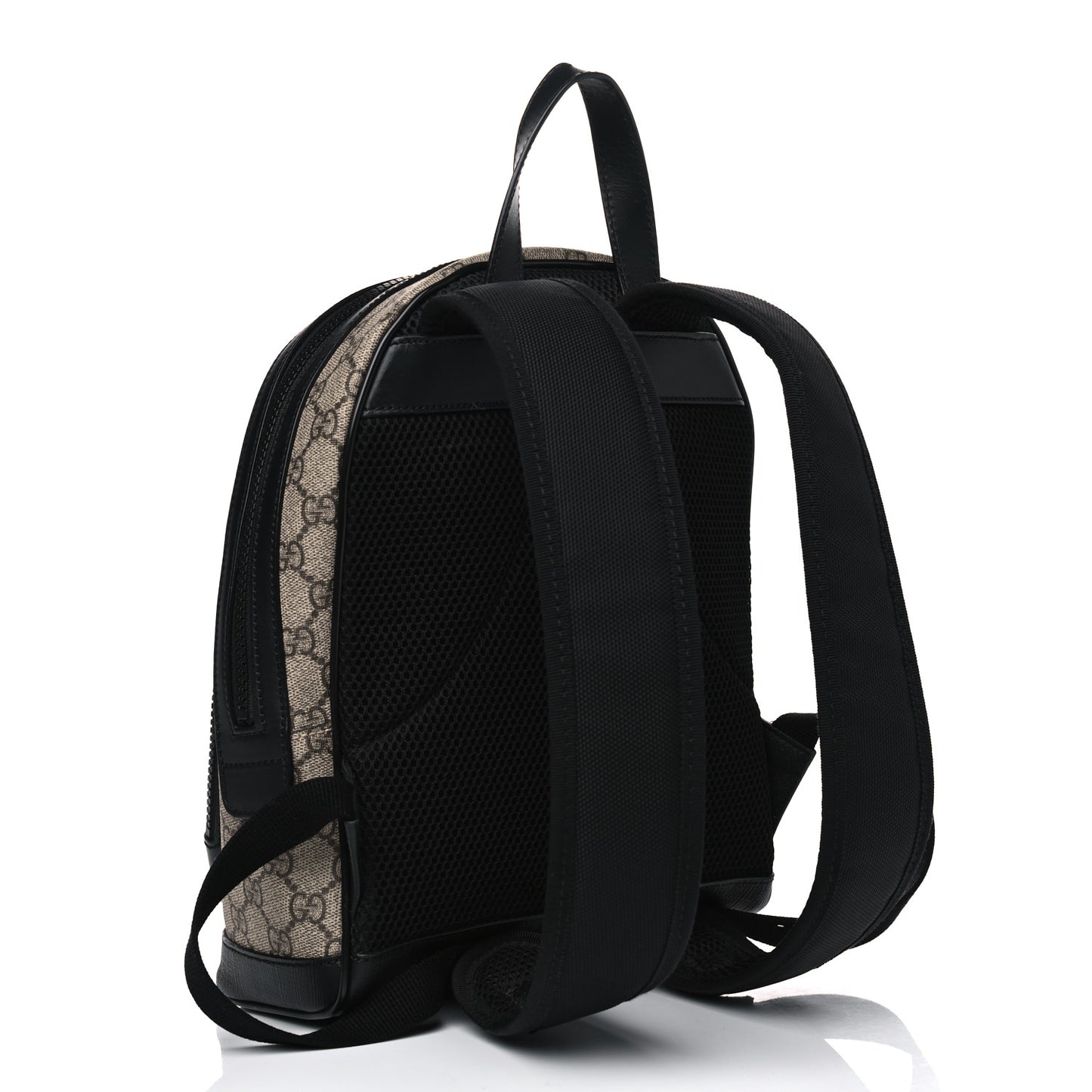 GG Supreme Monogram Small Eden Day Backpack Black