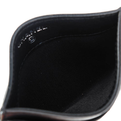 Chanel Lambskin Chevron Quilted Card Holder Black 5 of 8