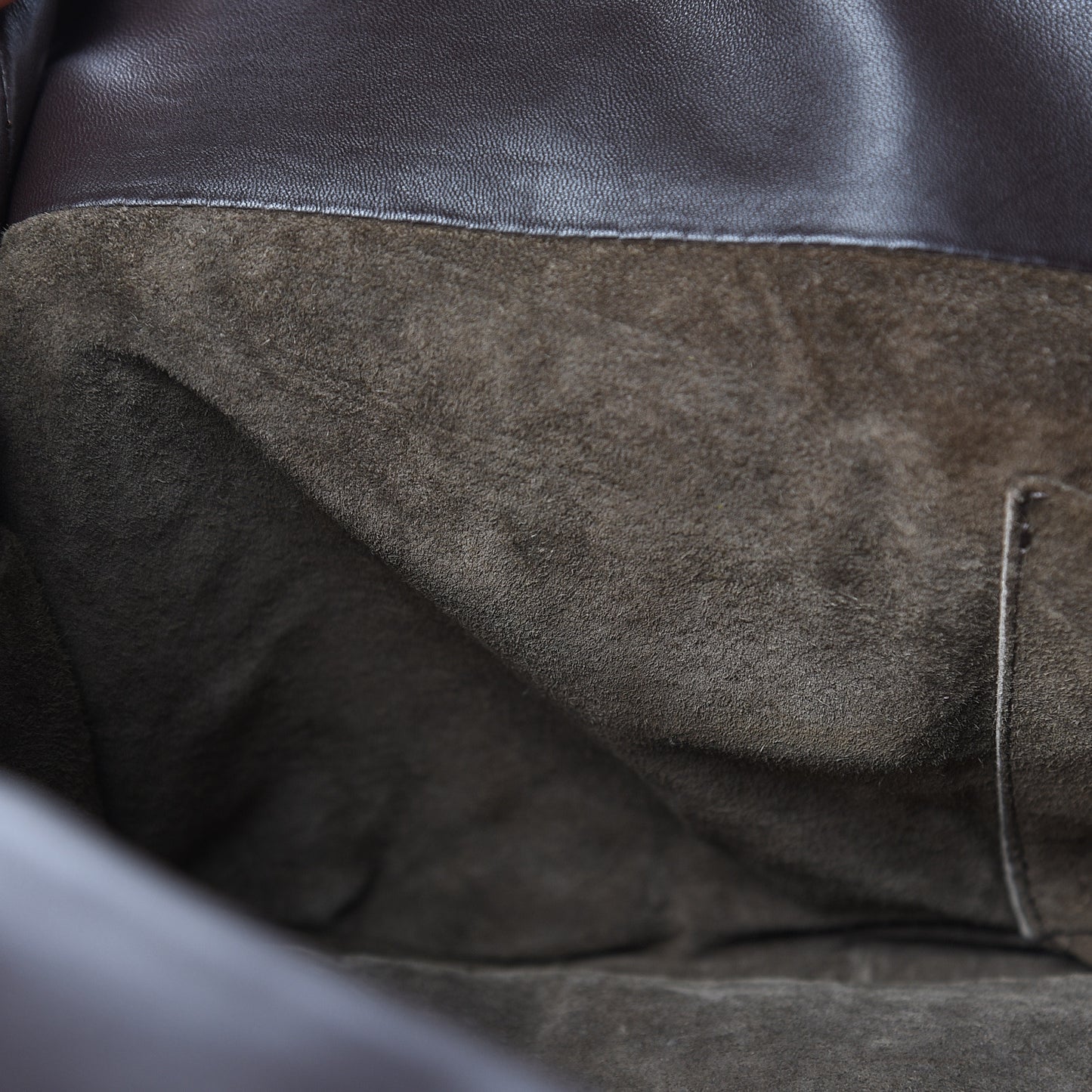 Nappa Intrecciato Messenger Bag Ebano