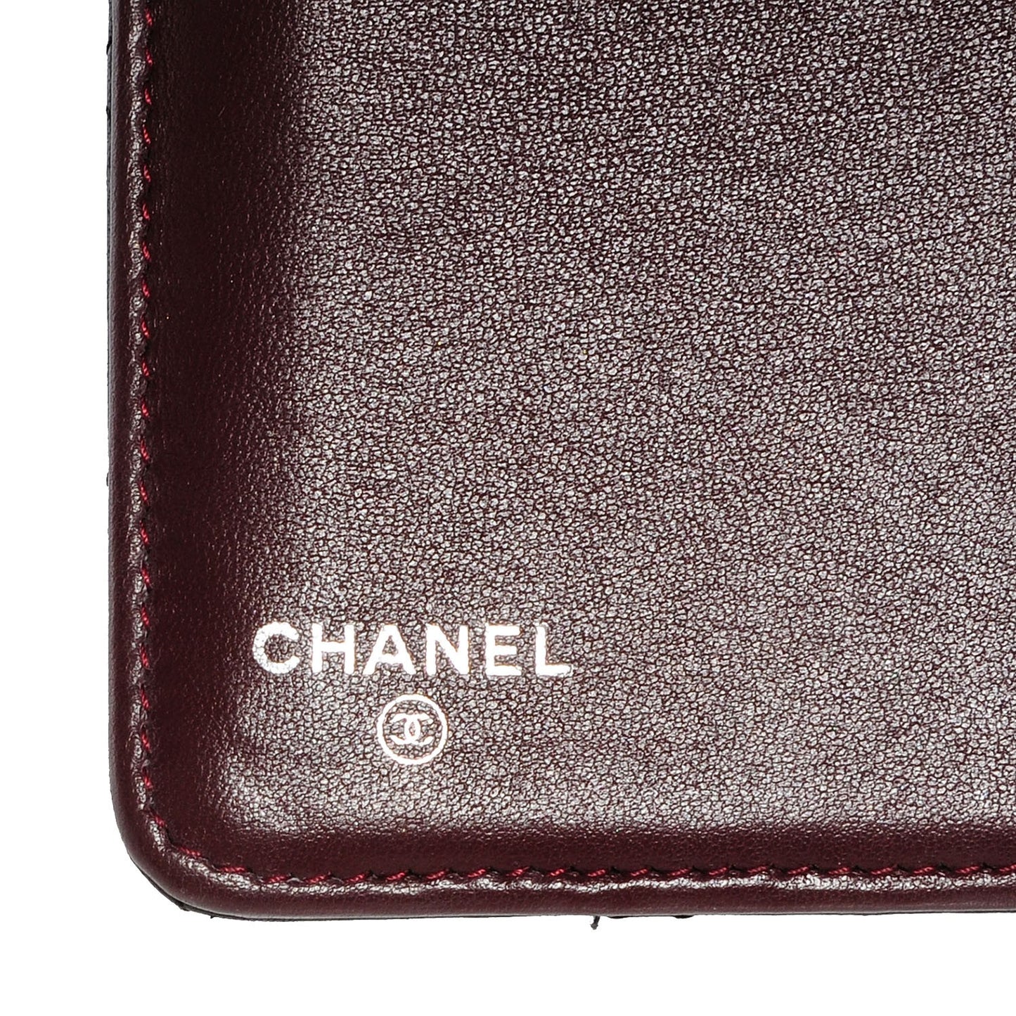 Lambskin Quilted Yen Wallet Black