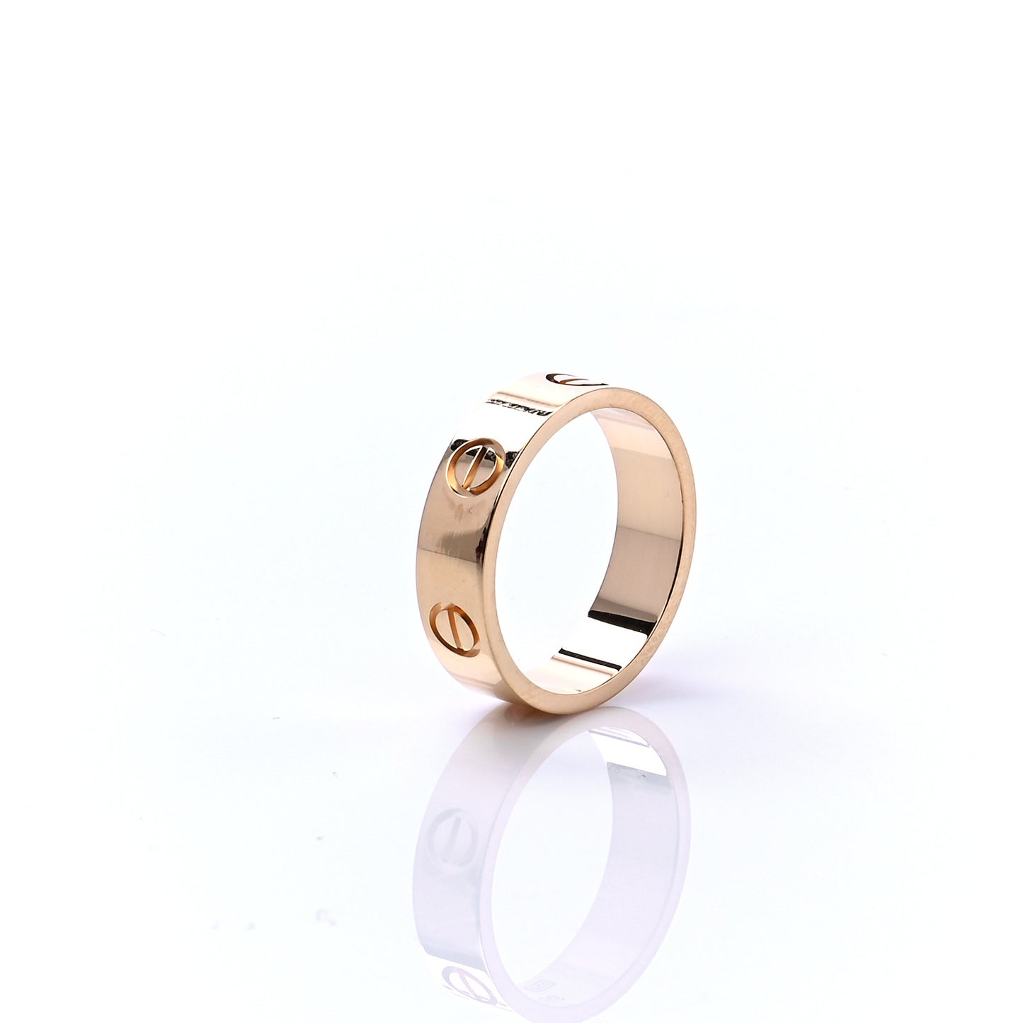 18K Yellow Gold 5.5mm LOVE Ring 56 7.5