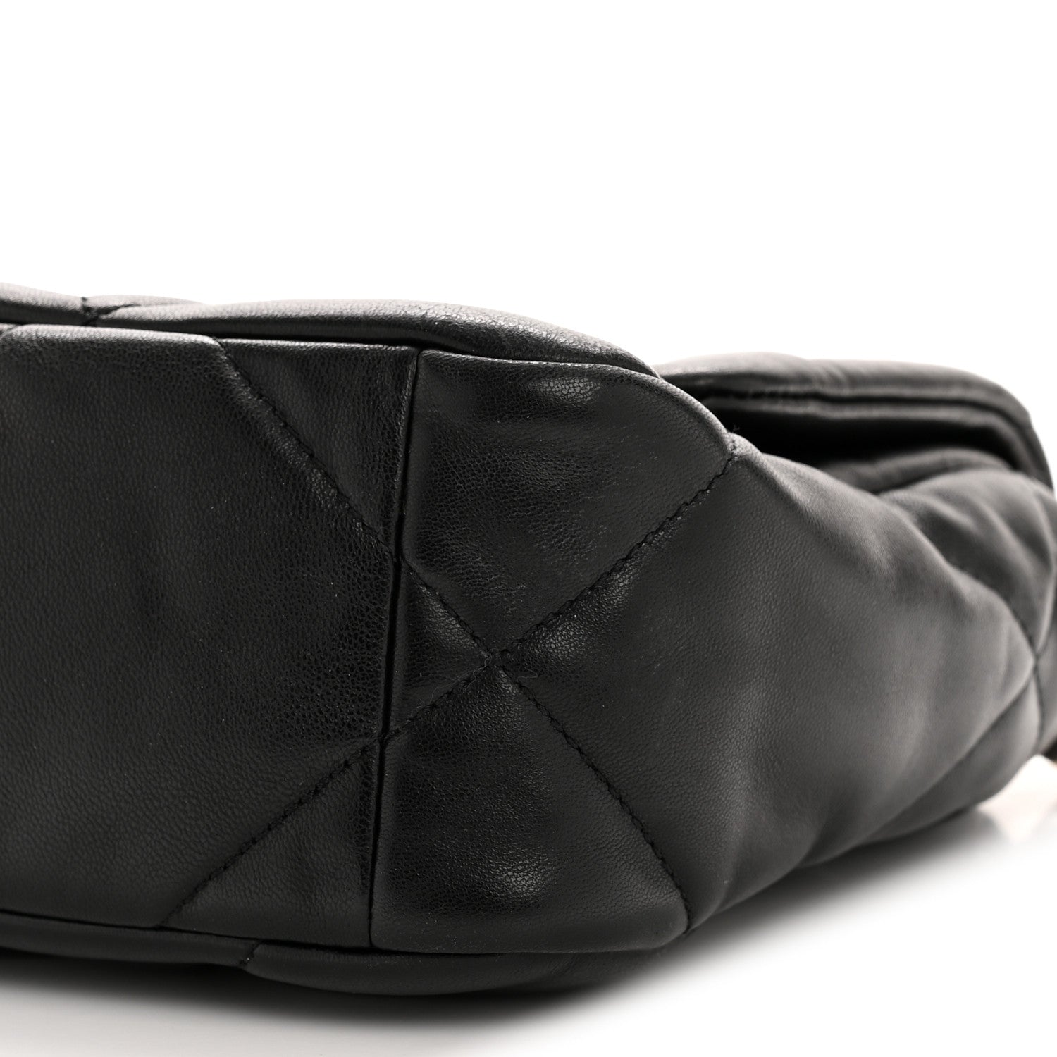Chanel Lambskin Quilted Medium Chanel 19 Flap Black 10 of 12