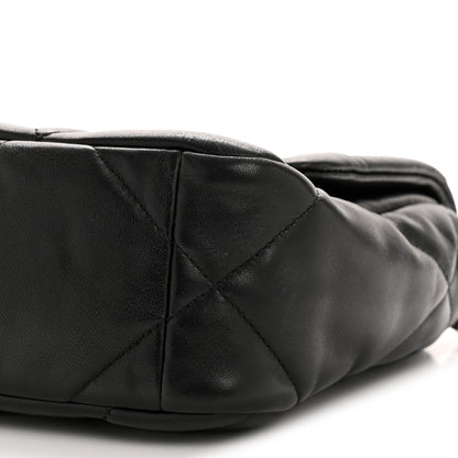Chanel Lambskin Quilted Medium Chanel 19 Flap Black 10 of 12