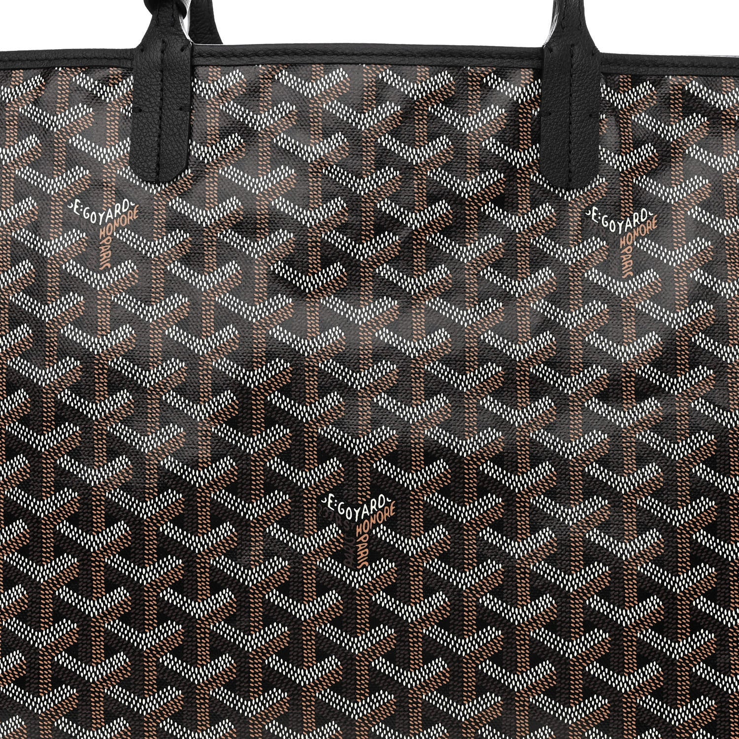 Goyard Goyardine Saint Louis PM Black 10 of 12