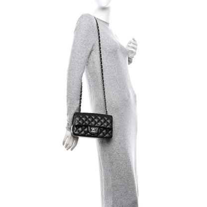 Chanel Caviar Quilted Mini Rectangular Flap Black 3 of 11
