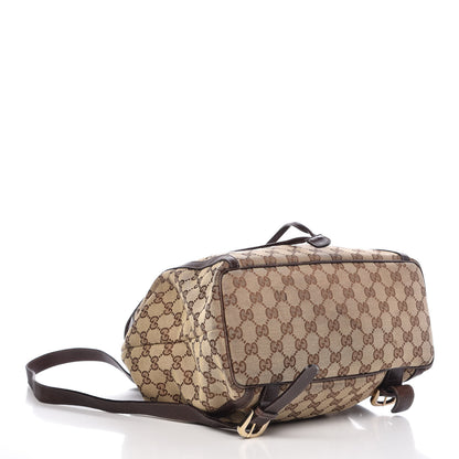 Gucci GG Monogram Flap Backpack Brown 4 of 19