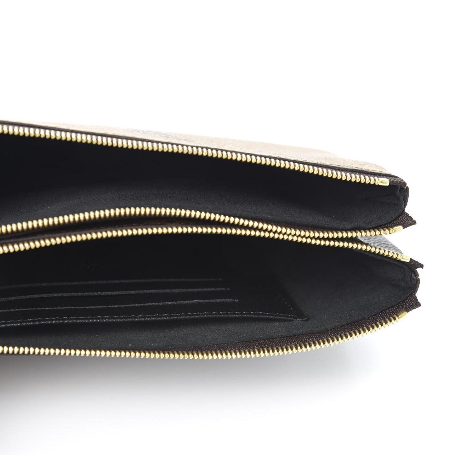 Reverse Monogram Giant Double Zip Pochette