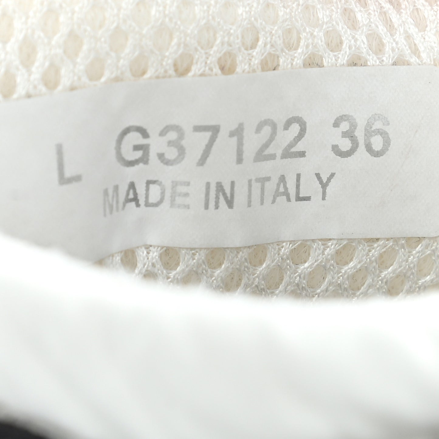Nylon Suede Calfskin CC Sneakers 36 White Dark Grey