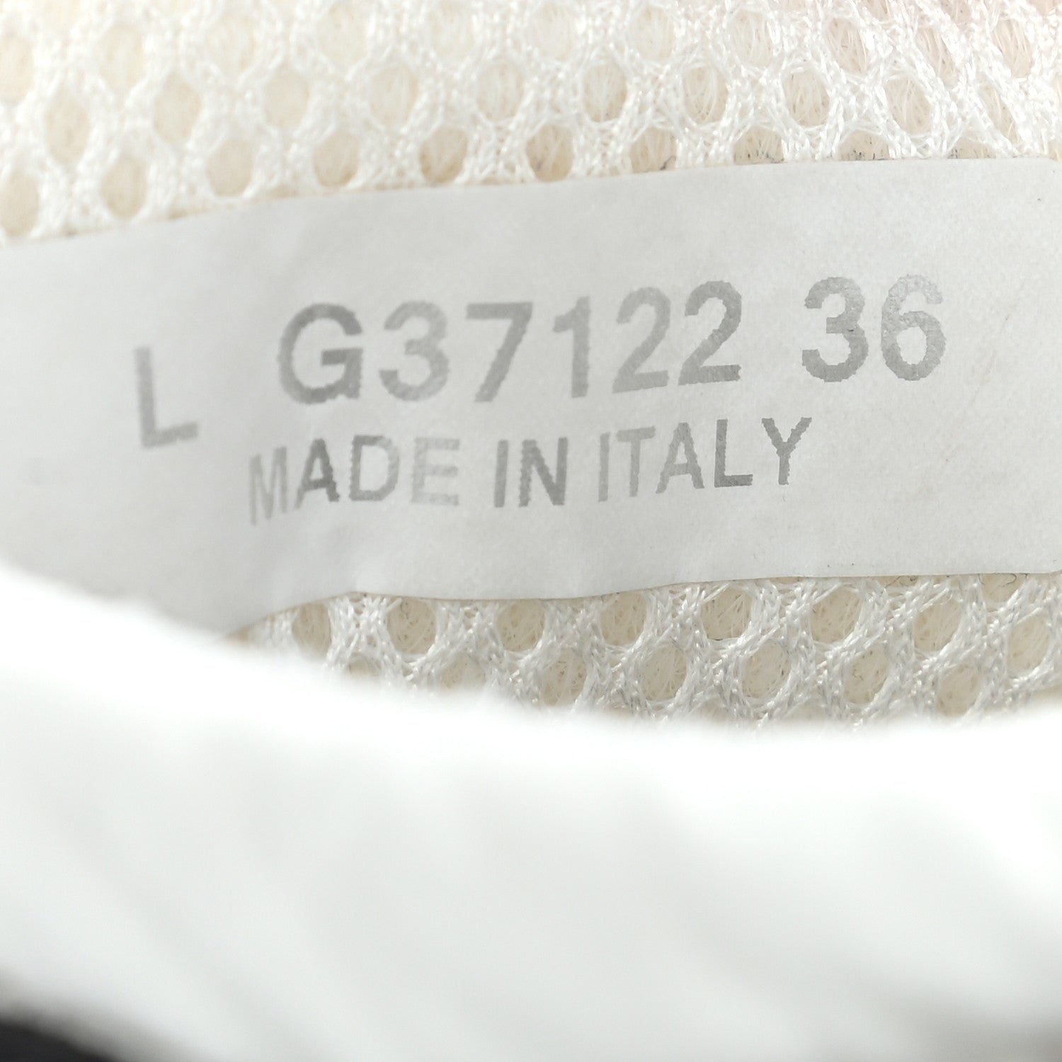 Chanel Nylon Suede Calfskin CC Sneakers 36 White Dark Grey 11 of 12