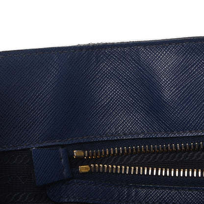 Prada Saffiano Lux Large Tote Bluette 22 of 24
