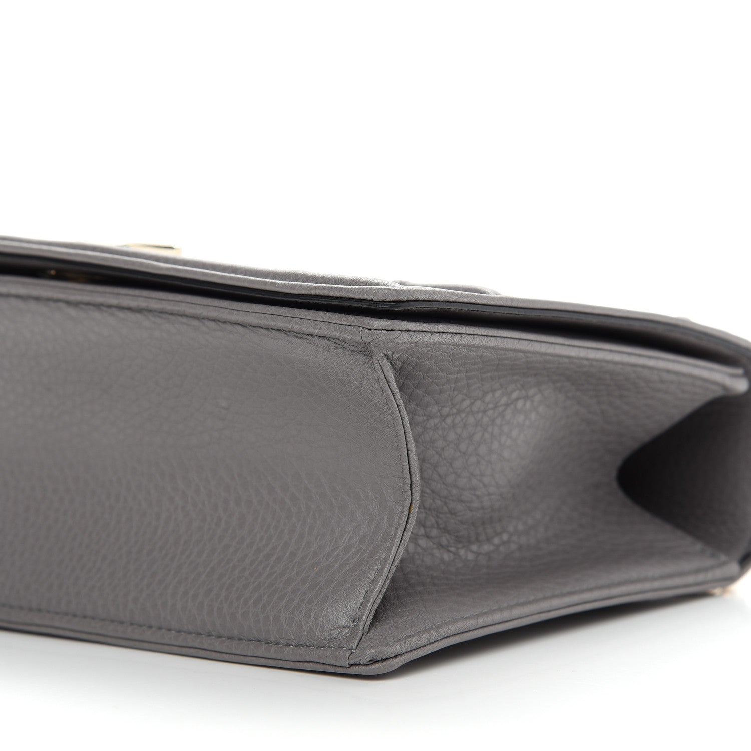 Christian Dior Grained Calfskin Medium Diorama Flap Bag Gris 9 of 9