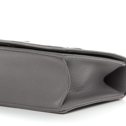 Christian Dior Grained Calfskin Medium Diorama Flap Bag Gris 9 of 9