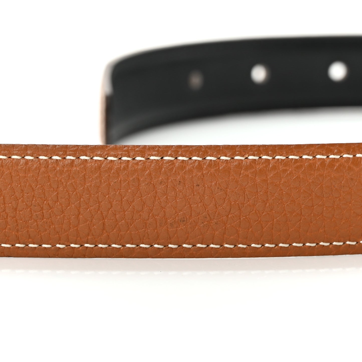Togo Box 24mm Mini Constance H Belt 75 30 Gold Black