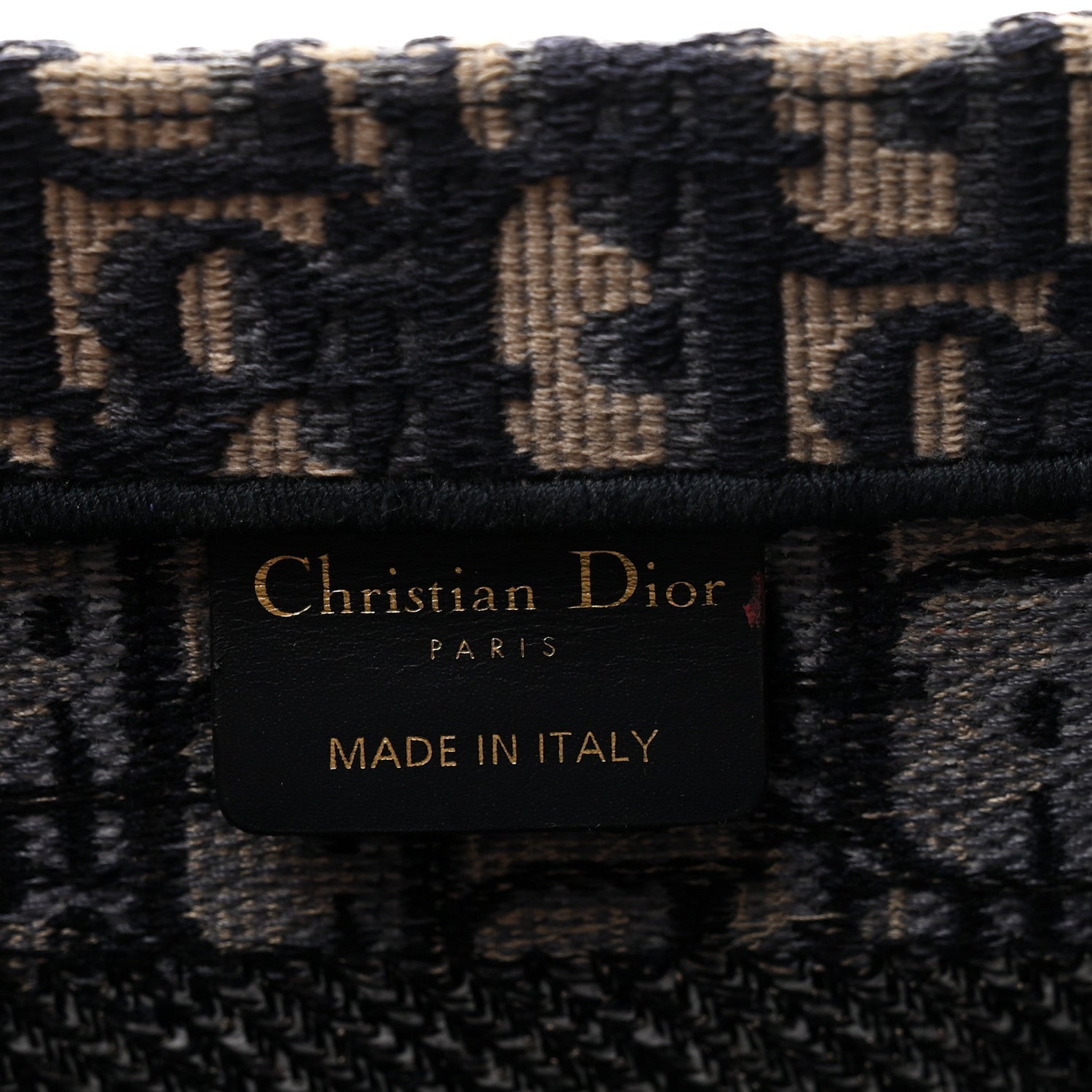 Christian Dior Oblique Small Book Tote Blue Multicolor 5 of 10