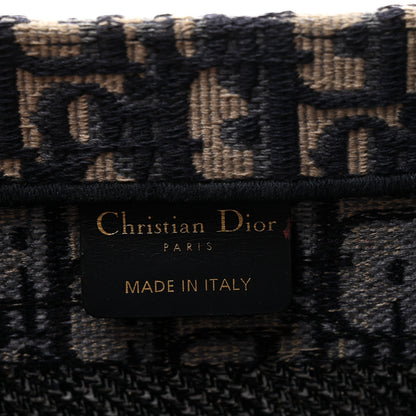 Christian Dior Oblique Small Book Tote Blue Multicolor 5 of 10