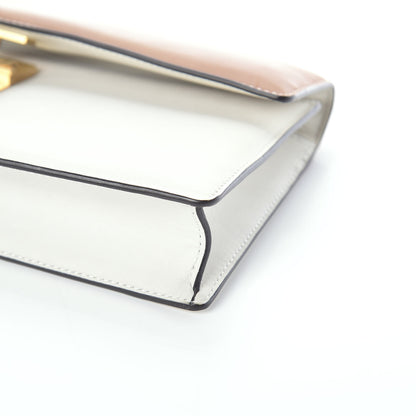 Celine Natural Calfskin Bicolor Clutch White Claycourt 7 of 7