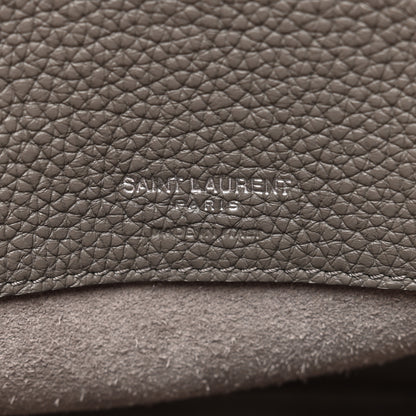 Saint Laurent Grained Calfskin Nano Supple Sac De Jour Fog 6 of 12