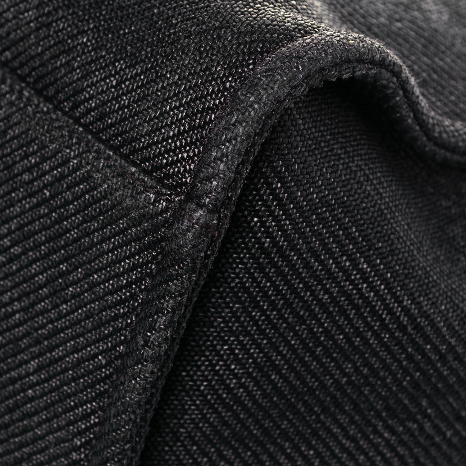 Chanel Canvas Large Deauville Tote Black White 12 of 15