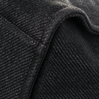 Chanel Canvas Large Deauville Tote Black White 12 of 15