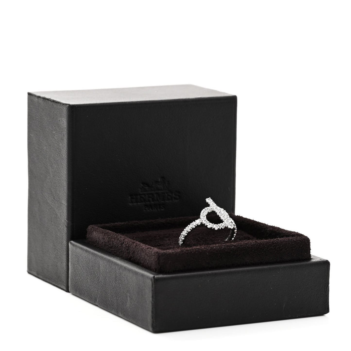 18K White Gold Diamond Finesse Ring 53 6.25