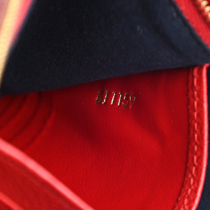 Louis Vuitton Empreinte Double Zip Pochette Marine Rouge 7 of 8