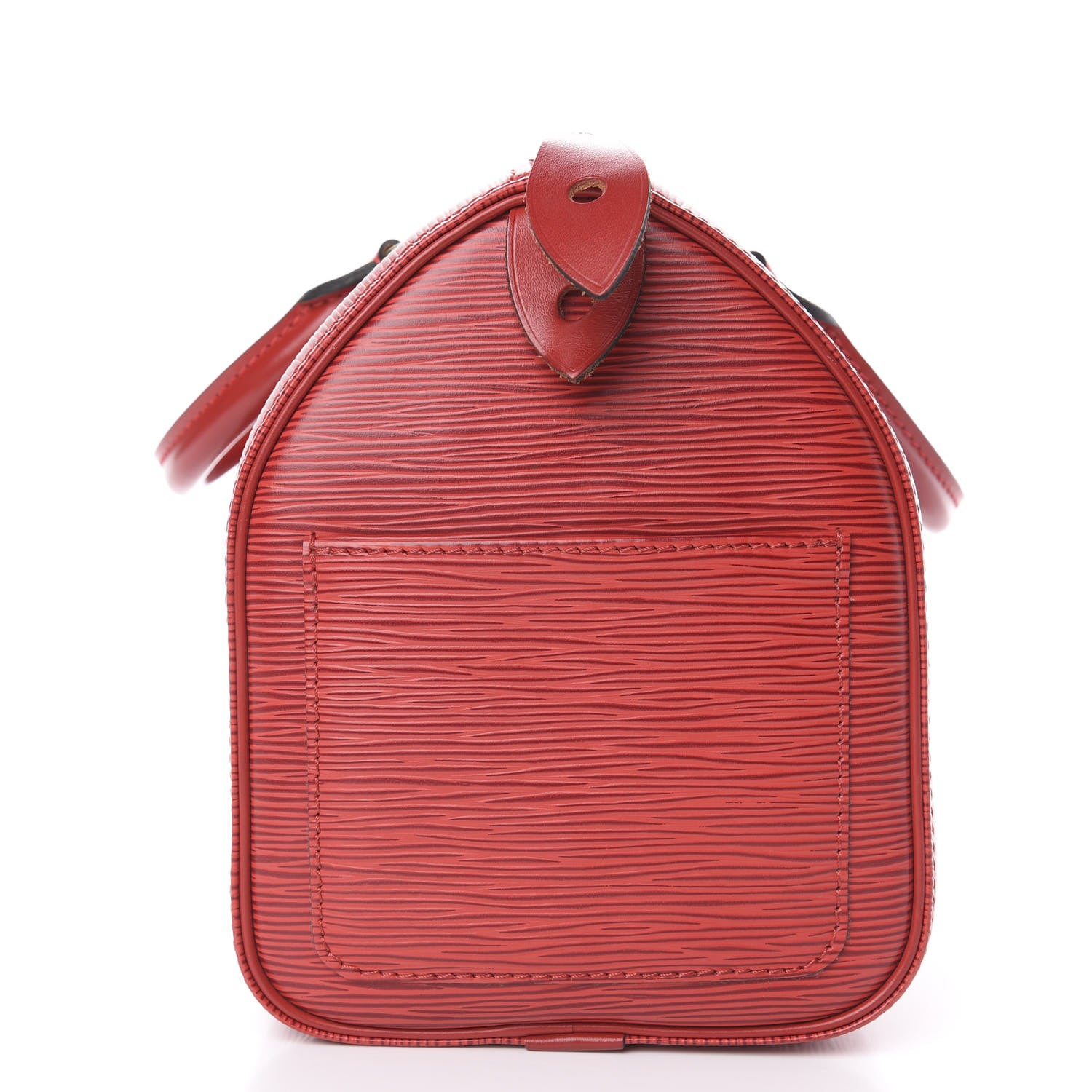Louis Vuitton Epi Speedy 25 Castillan Red 12 of 14
