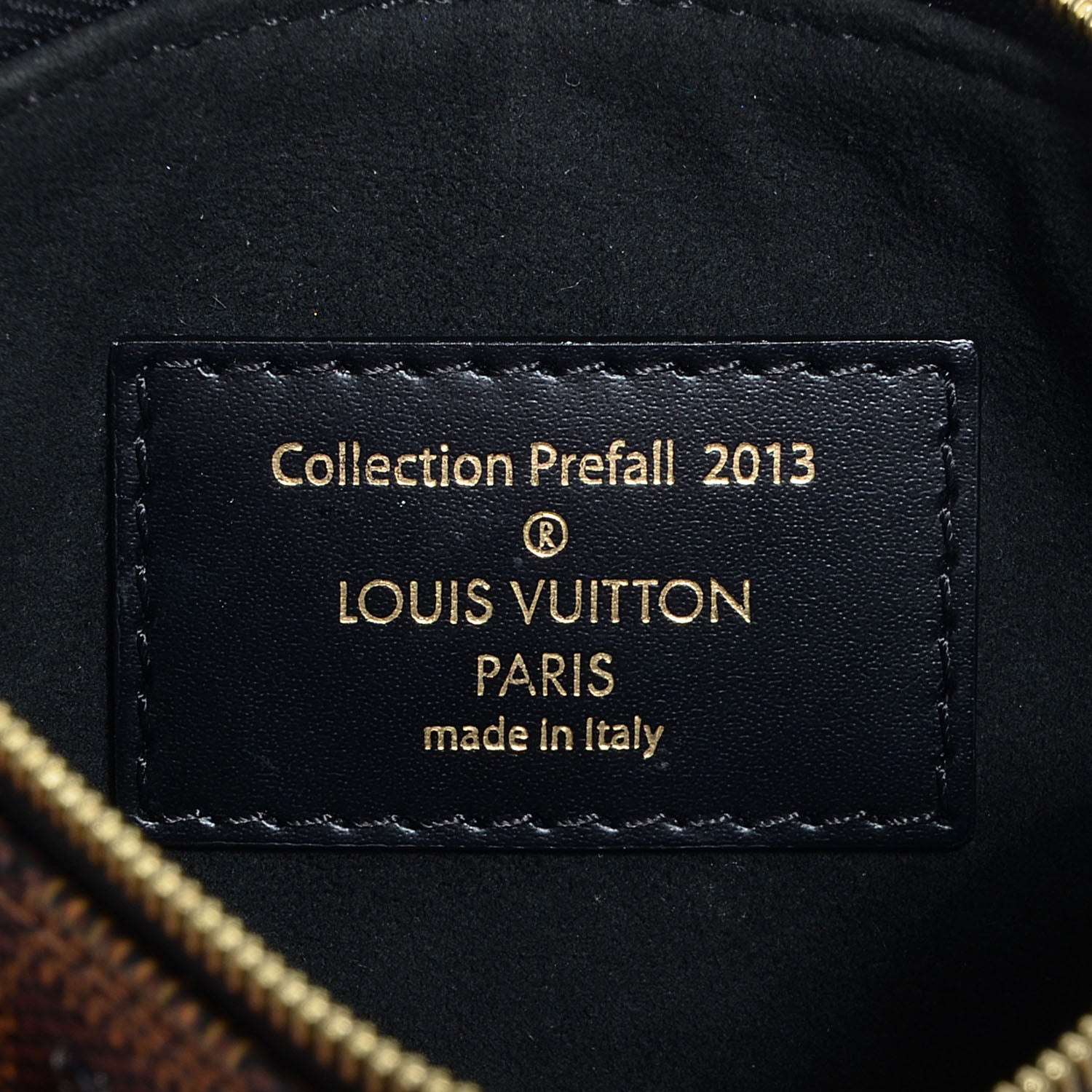 Louis Vuitton Damier Paillettes Mini Pochette Accessories Black 6 of 8