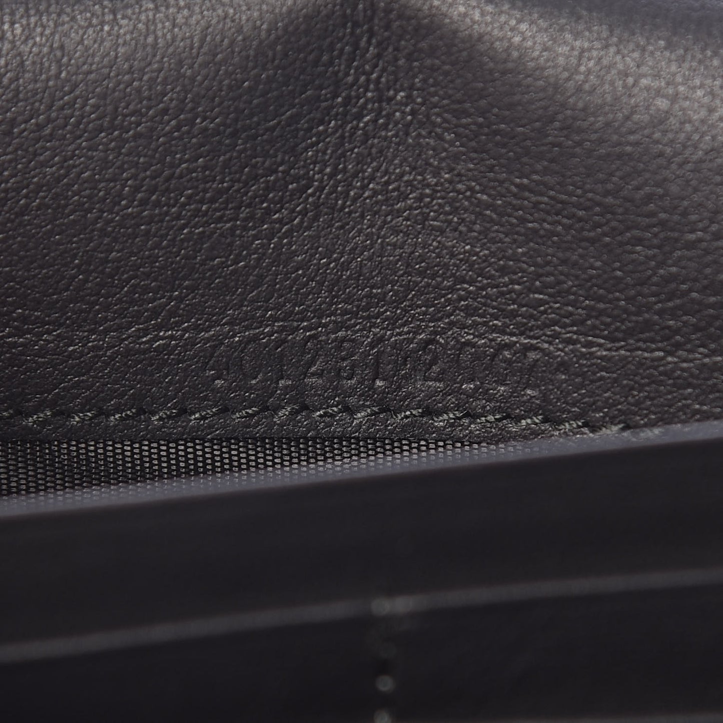 Suede Mini Dionysus Chain Wallet Black