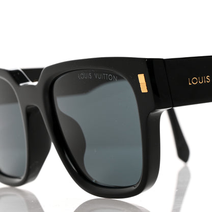 Louis Vuitton Acetate Escape Square Sunglasses Z1496E Black 7 of 9