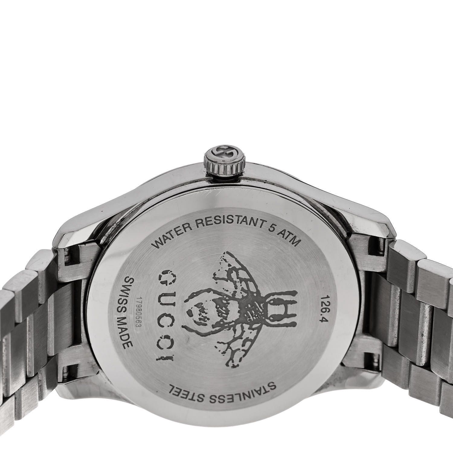 Gucci Stainless Steel 38mm G-Timeless Two Tone Bee Quartz Watch 4 of 5