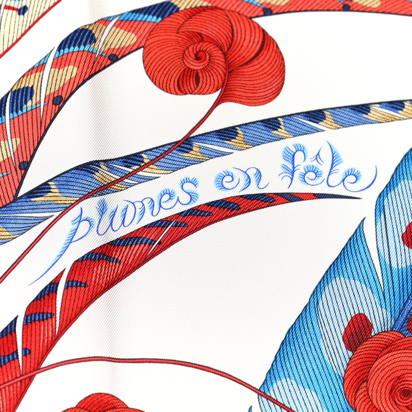 Silk Plumes En Fete Scarf 90