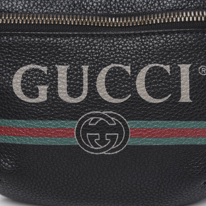 Gucci Grained Calfskin Small Logo Belt Bag Black 10 of 10